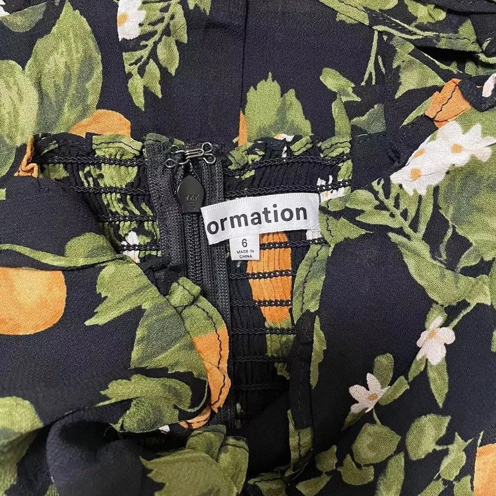 NWT Reformation Christine Dress Clementine - Picture 6 of 6